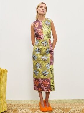 Alemais Adriana Jacquard Gown Sz US 4 AU 8 NWT